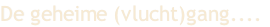 De geheime (vlucht)gang....